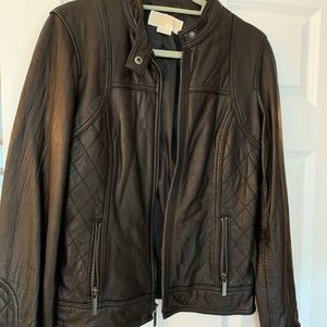 Michael Kors Quilted Leather Jacket